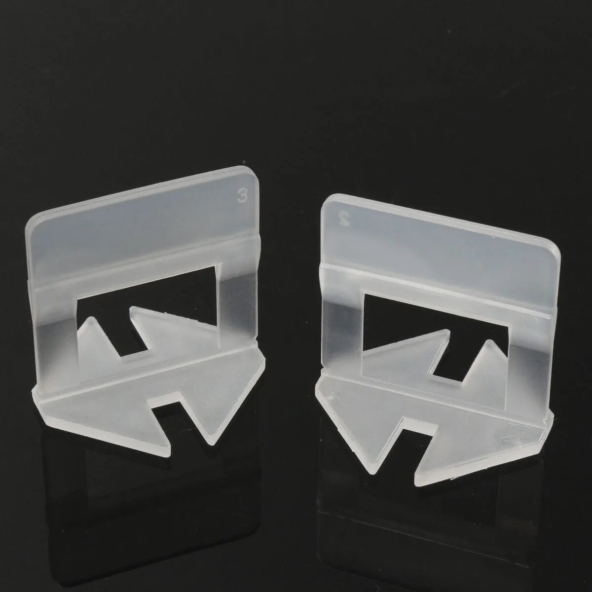 1.5mm Tile Leveling System Clips | Levelling Spacer Tiling Tools | Floor | 1000PCS