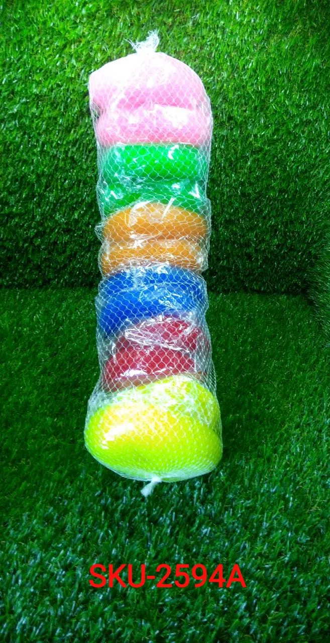 2594A Plastic Scrubber Round Nylon Scrubbers (12Pcs Set)