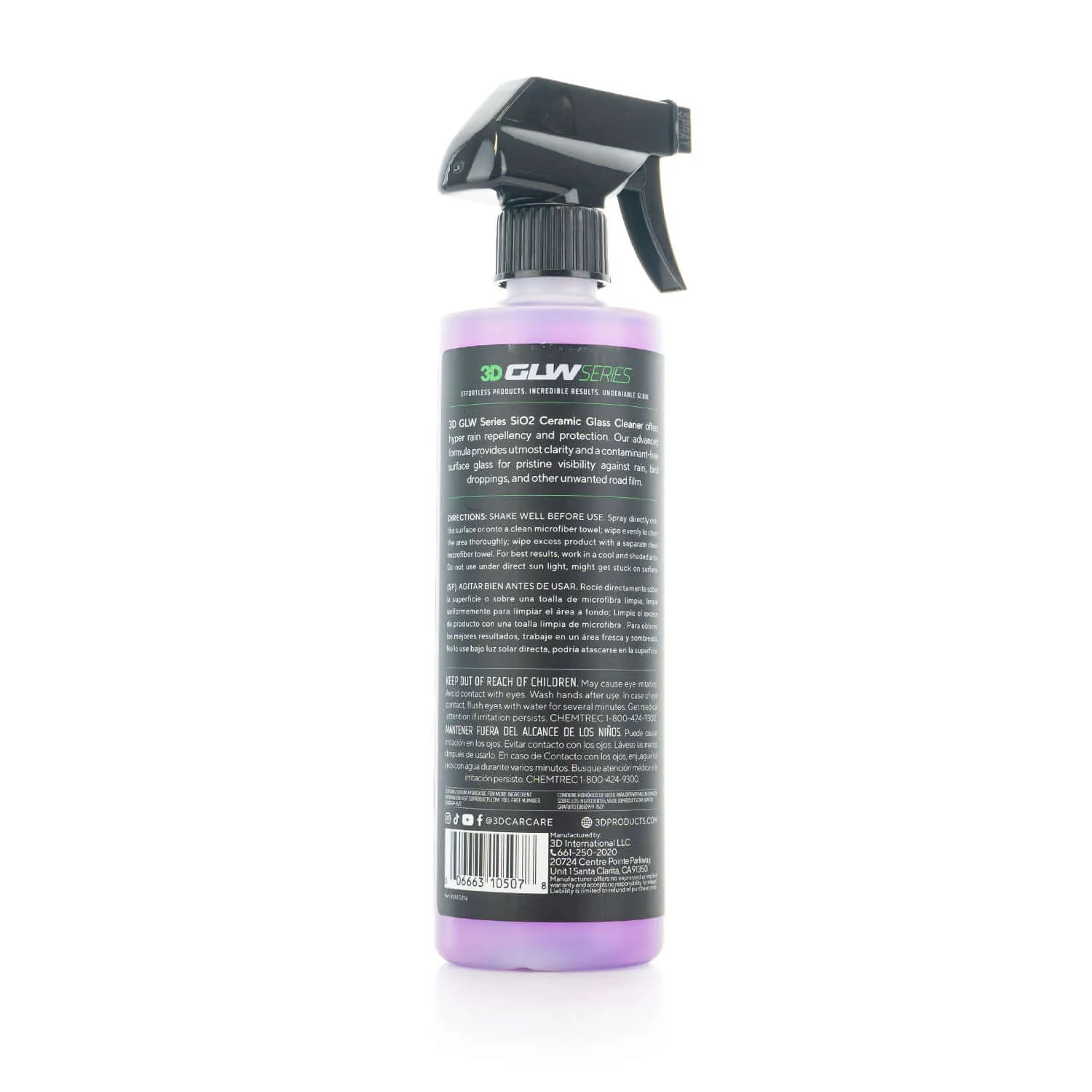 3D GLW Series Ceramic Glass Cleaner