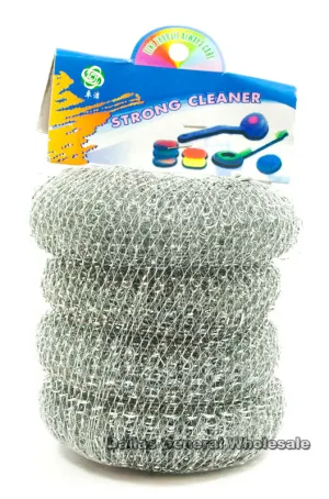 4 PC Metal Scrubbers Wholesale