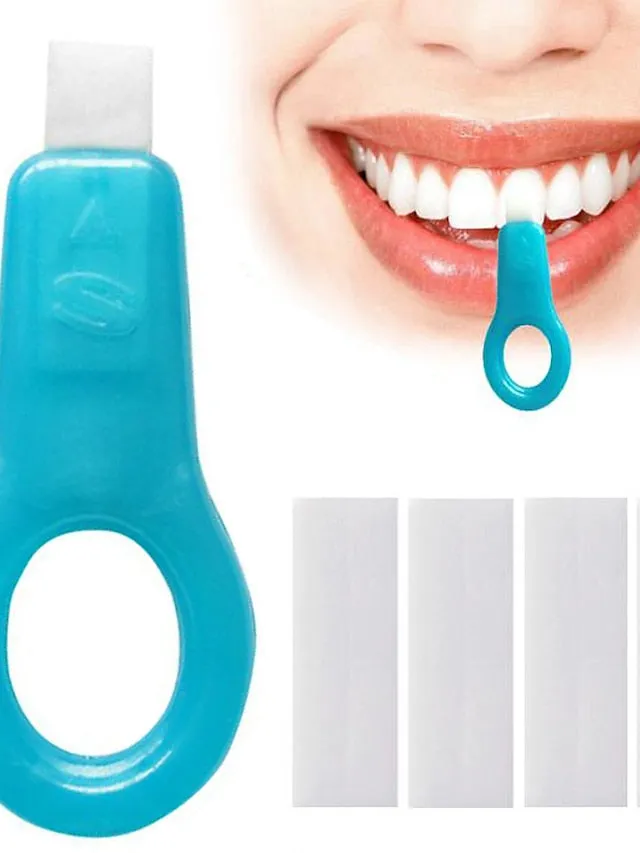 5Pcs Teeth Whitening Kits Nano Tube Teeth Cleaning Whitener Tooth Stains Remove Stain Strips Oral Deep Clean