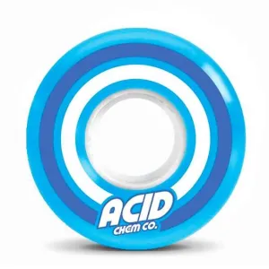 Acid Chemical Wheels Pods Conical Blue Skateboard Wheels - 55mm 86a