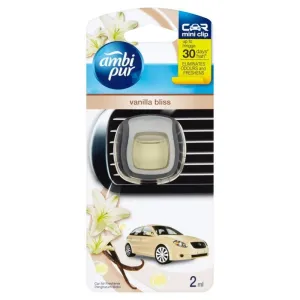 Ambi Pur Car Vent Clip Vanilla Bliss 2Ml Pack 6