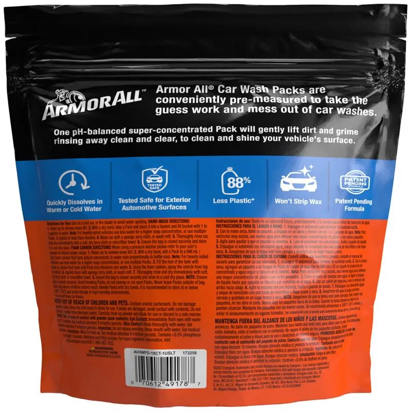 Armor All Pods Car Wash 18 pc