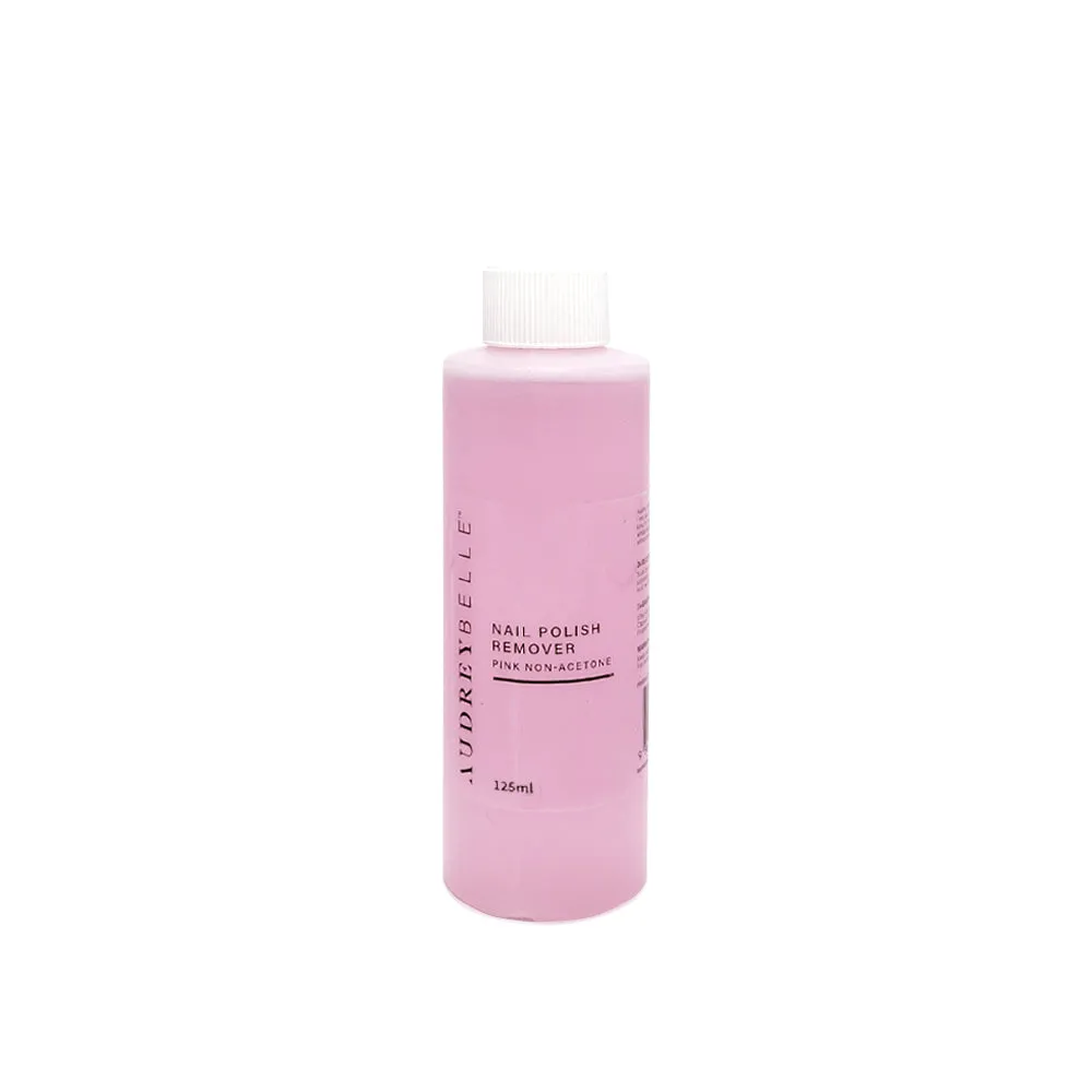 Audrey Belle Nail Polish Remover Pink - Non Acetone 125ml