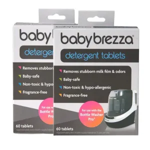 Baby Brezza Detergent Tablets For Bottle Washer Pro ( 120 Tablets /2 Pk ) Dispatch 01 Dec 2024)