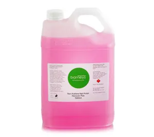 Barneys Pink Non Acetone Nail Polish Remover - 5 Litre