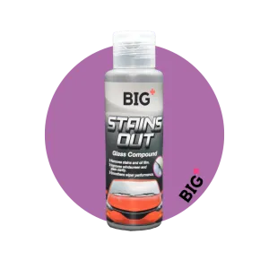 BIG  Stains Out Glass Compound Windscreen Glass Care (150g)