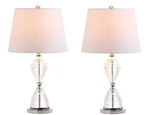 Blake 24" Crystal LED Table Lamp, Set of 2