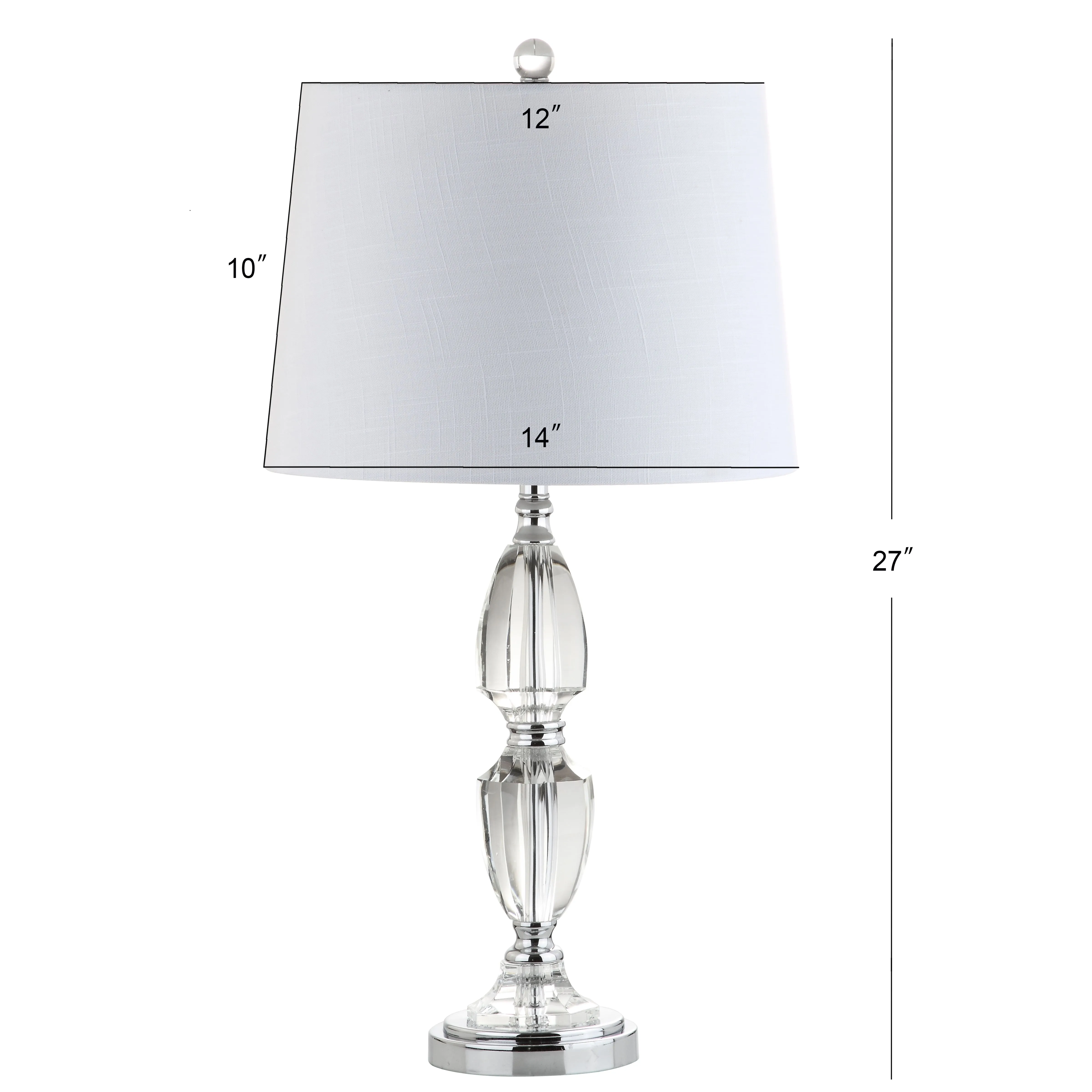 Bonnie 27" Crystal LED Table Lamp