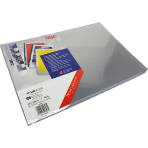 Branded Premium Quality PVC 240Micron A3 Clear Sheets (100)