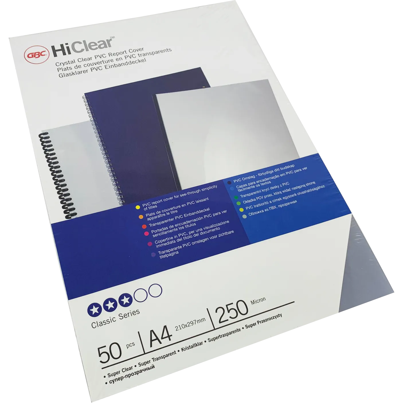 Branded Super-Clear PVC 250Micron Clear PPE Sheets (50)