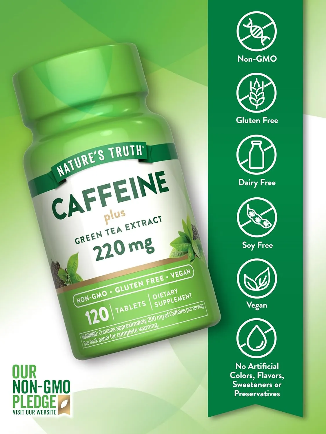 Caffeine 220 mg with Green Tea Extract