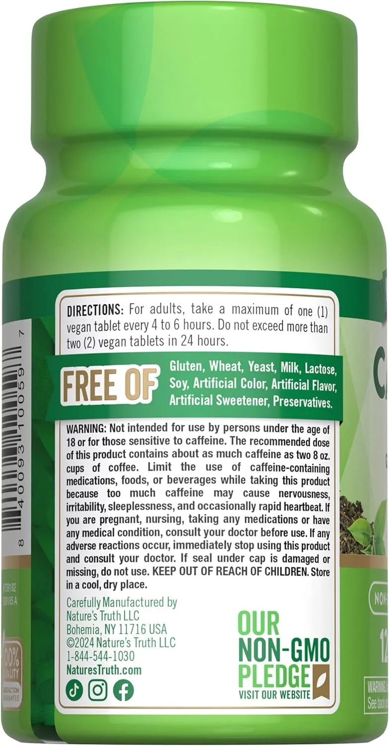 Caffeine 220 mg with Green Tea Extract