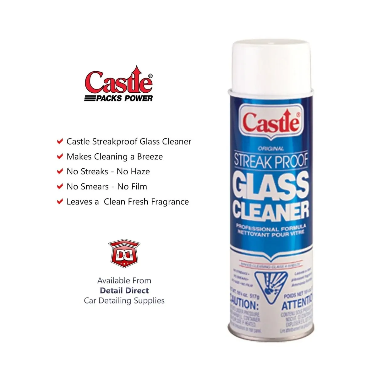 Castle Streak Proof Glass Cleaner