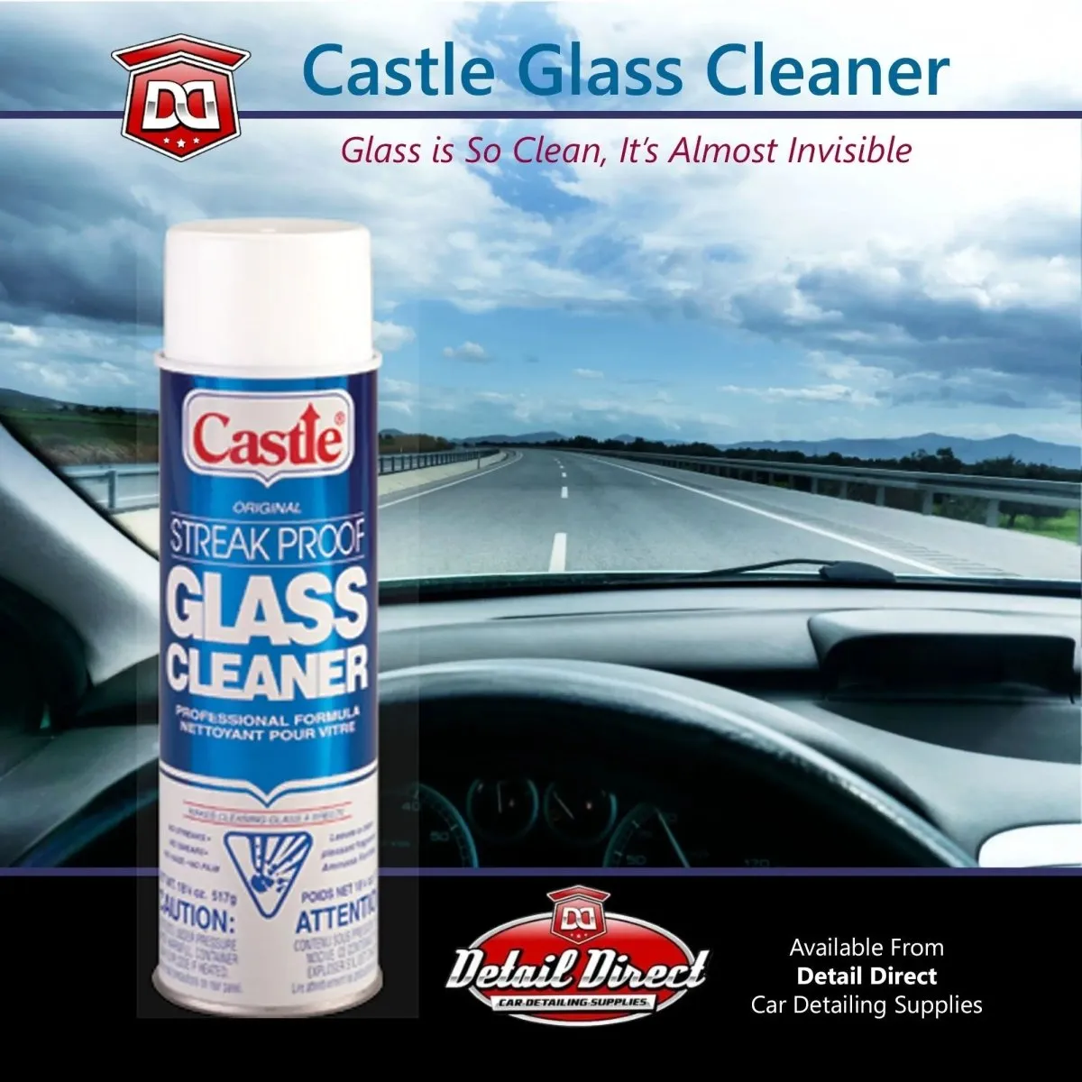 Castle Streak Proof Glass Cleaner