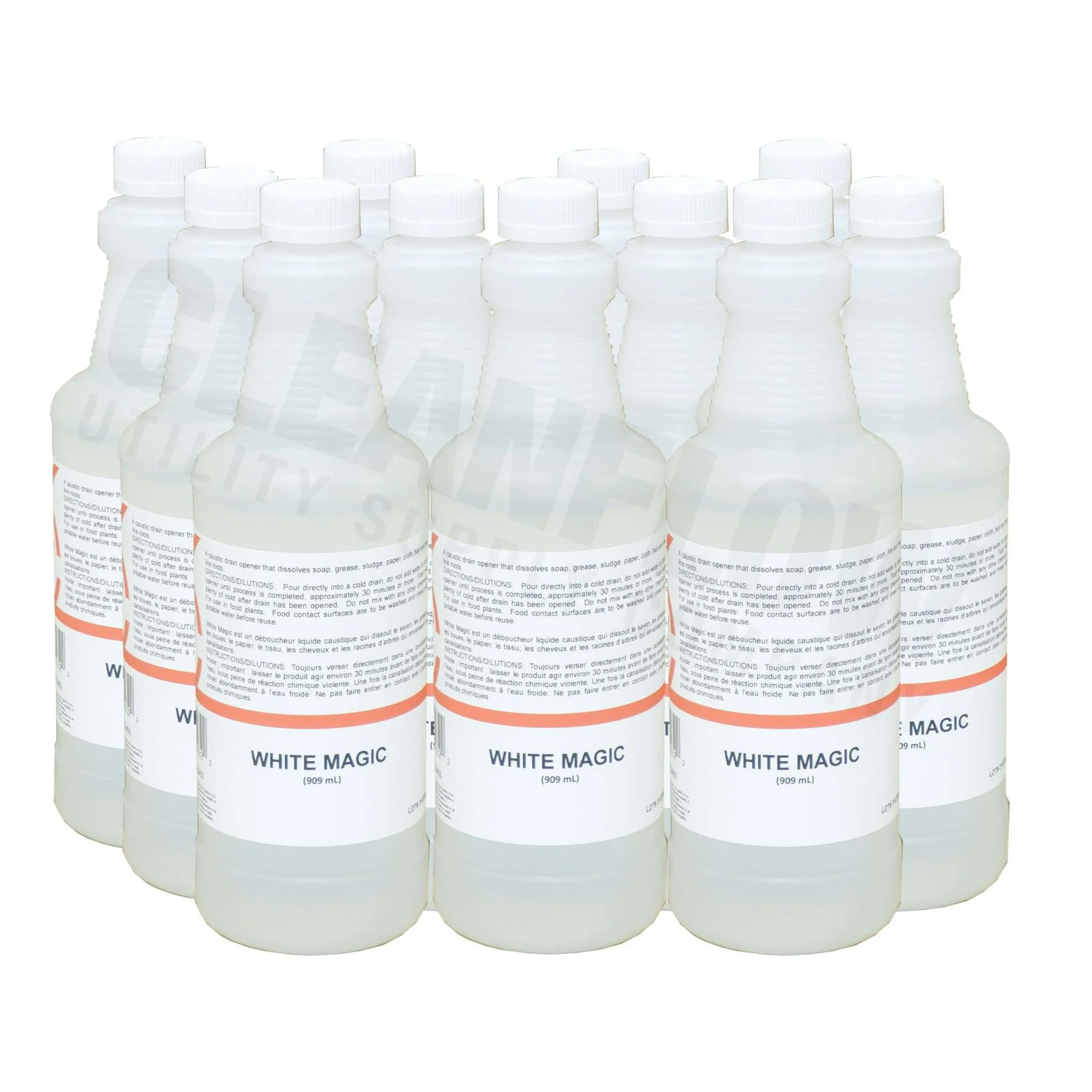 Chemfax White Magic Caustic Drain Opener - 909 ml Bottle