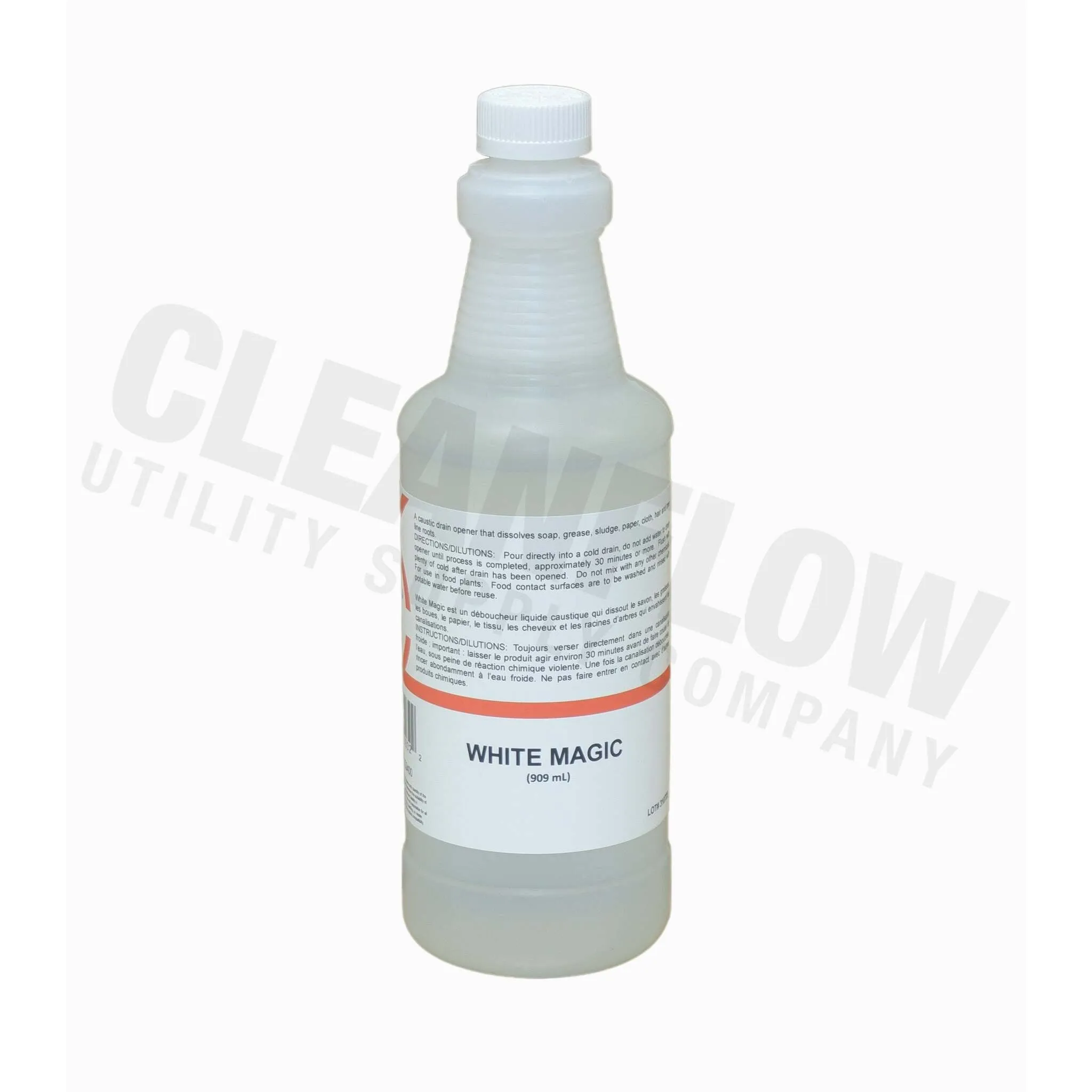 Chemfax White Magic Caustic Drain Opener - 909 ml Bottle