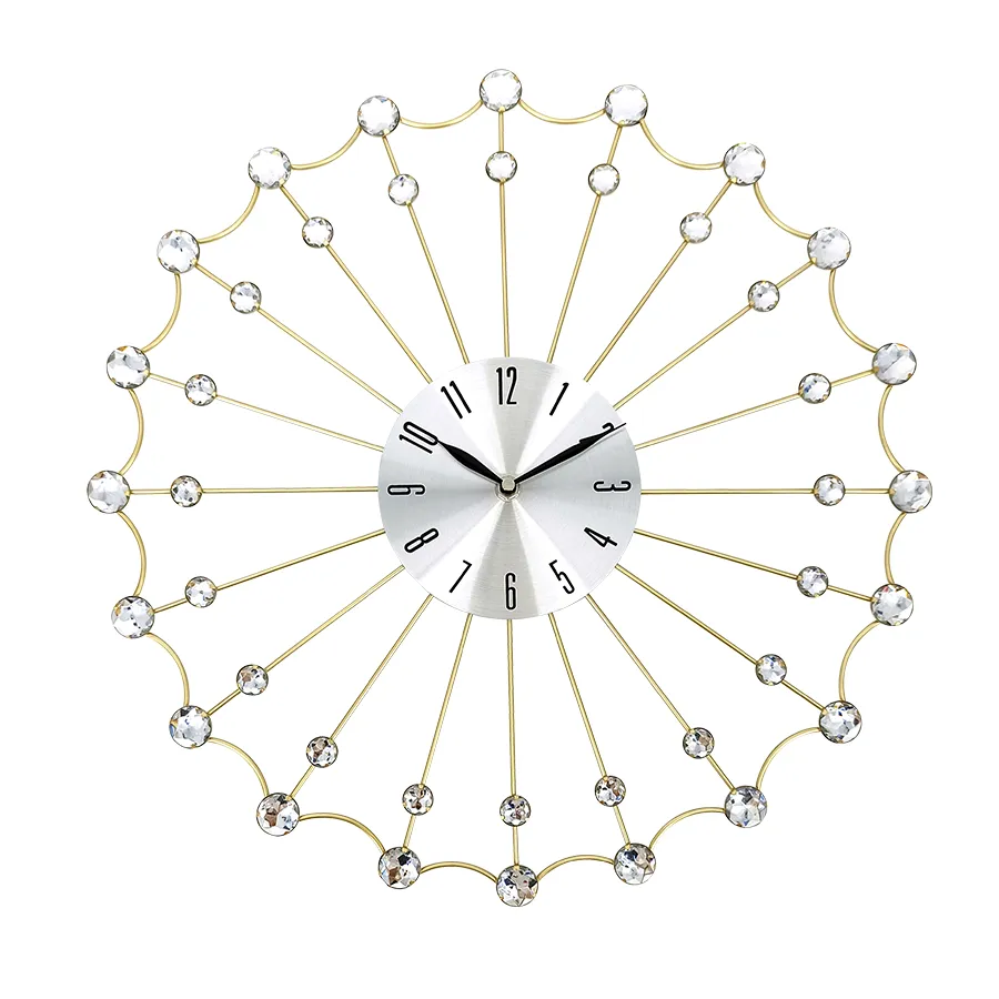Crystal Web Wall Clock 45cm