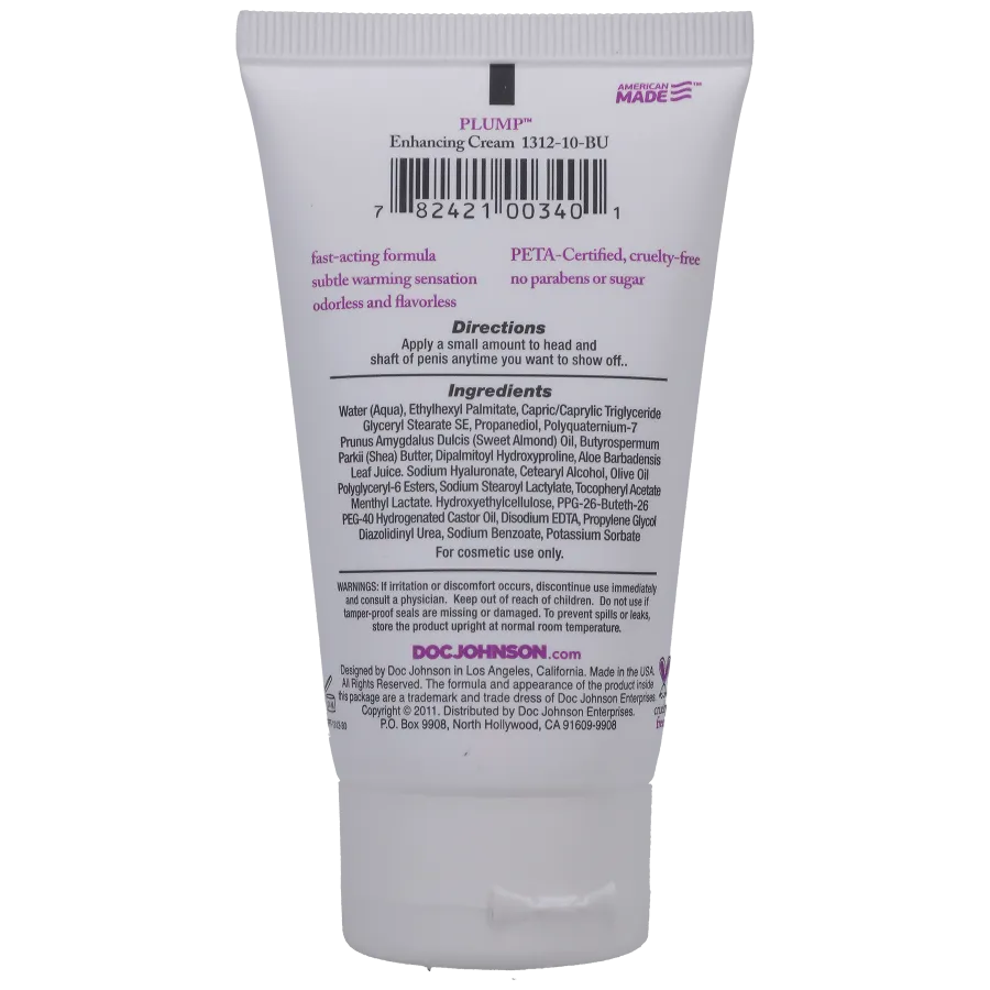 Doc Johnson Intimate Enhancement Plump Enhancing Cream