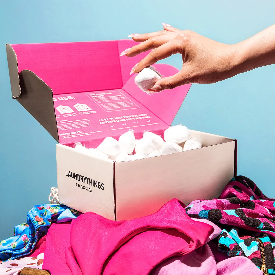 Eco Laundry Pods, 72 Eco Friendly Laundry Pods, Plastic Free,  Lightly Fragranced, Homethings