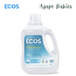 ECOS Hypoallergenic Laundry Detergent - Free And Clear 50oz/1.48L Exp: 03/27