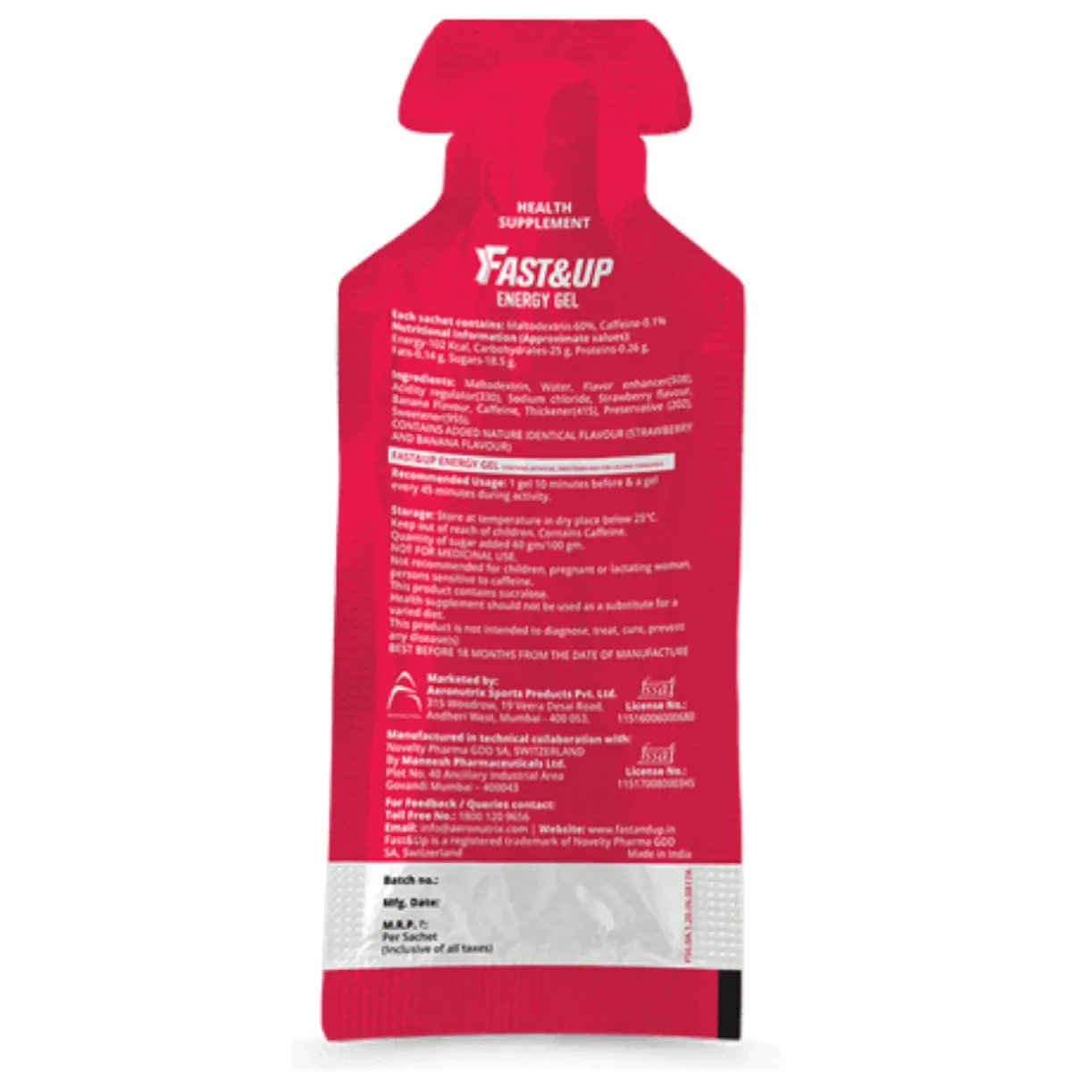 Fast&Up Energy Gel
