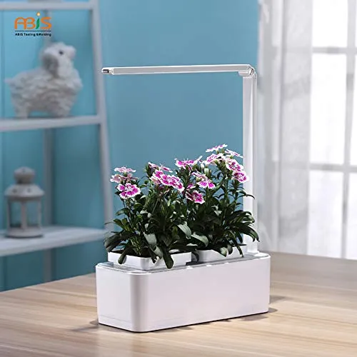 FDYD Smart Indoor Garden Hydroponic Indoor Herb Garden Kit - Multispectrum LED Desktop Growing Lamp