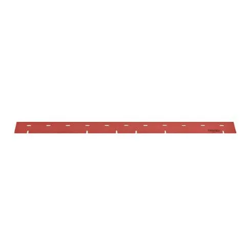Front Red Slotted Linatex Squeegee for the Viper AS710R, AS7190TO & AS7690T Automatic Floor Scrubbers