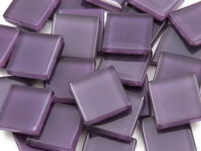 Grape Crystal Glass Tiles 2cm