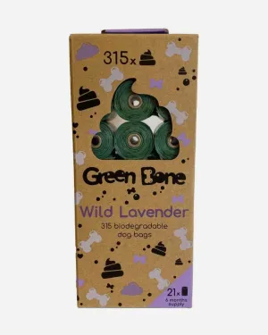 Green Bone Wild Lavender - 21 rolls (315 bags)