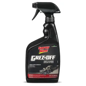 GREZ-OFF® Professional Strength Parts Cleaner Degreaser | Grease-Busting Power for Engines, Tools, Machinery, and Equipment | Biodegradable Formula