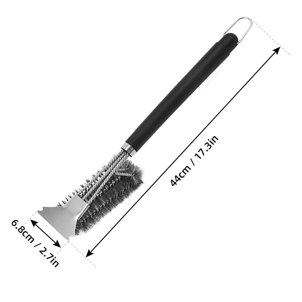 Grill Brush With Scraper