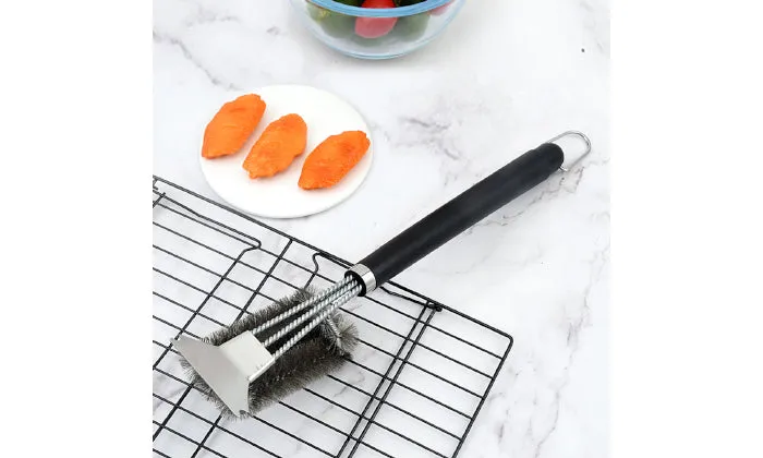 Grill Brush With Scraper