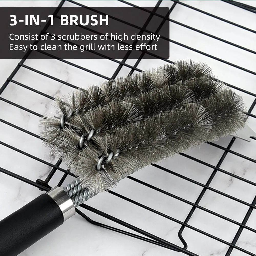 Grill Brush With Scraper