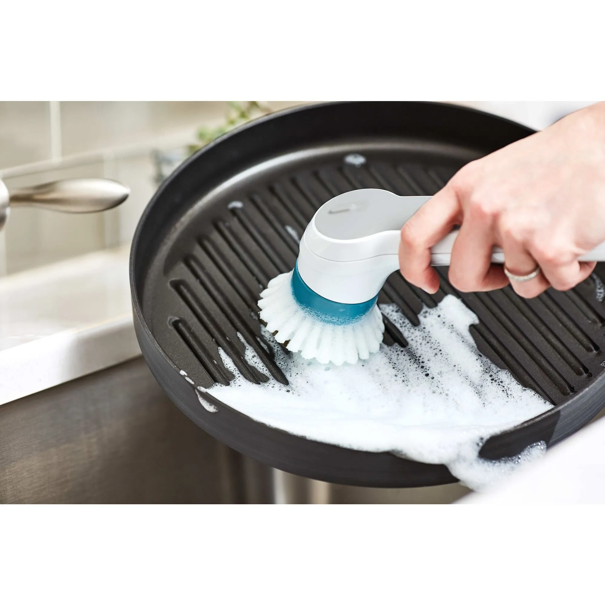 grimebuster™ Cordless Pro-Rechargeable Powered Handheld Scrubber