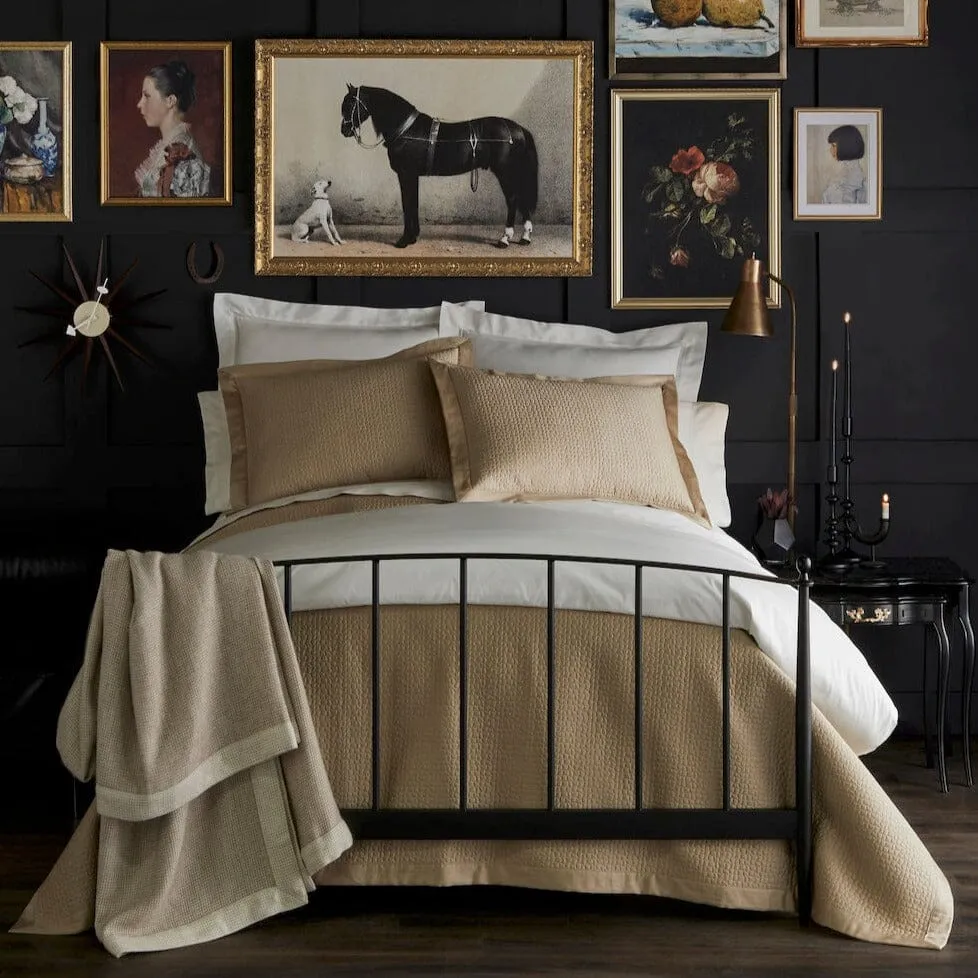 Hamilton Camel Quilted Coverlets by Peacock Alley