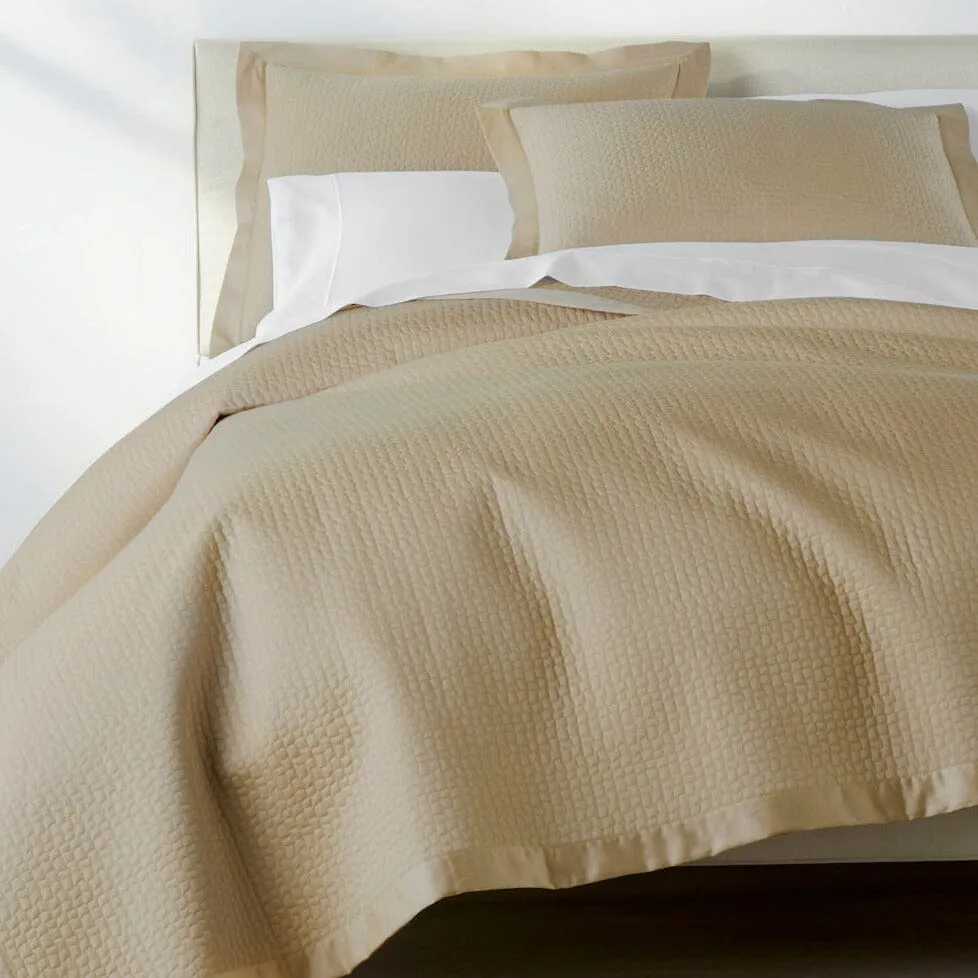 Hamilton Camel Quilted Coverlets by Peacock Alley