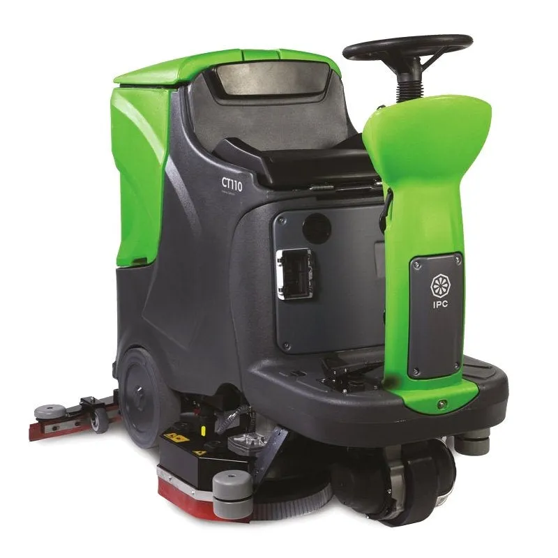 IPC Eagle CT110 Compact Rider Floor Scrubber w/ Brushes (28" Scrub Deck) - 29 Gallons