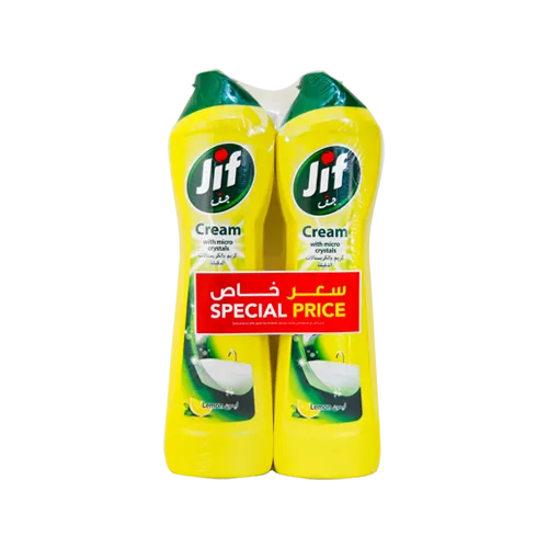 Jif Cream Lemon 500ML (Twin Pack)