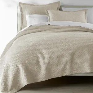 Juliet Linen Matelassé Coverlets by Peacock Alley