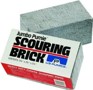 Jumbo Pumie JPS-12 Scouring Brick, 5-3/4 in L, 2-3/4 in W :EA: QUANTITY: 1