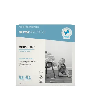 Laundry Powder Ultra Sensitive Ecostore 1kg