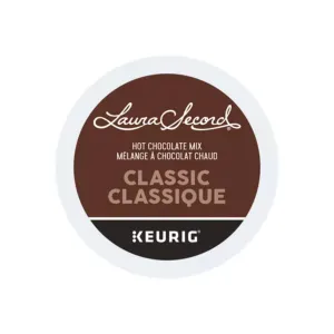 Laura Secord Hot Chocolate Mix K-Cup® Pods (Case of 96) - Best Before Sep 24, 2024