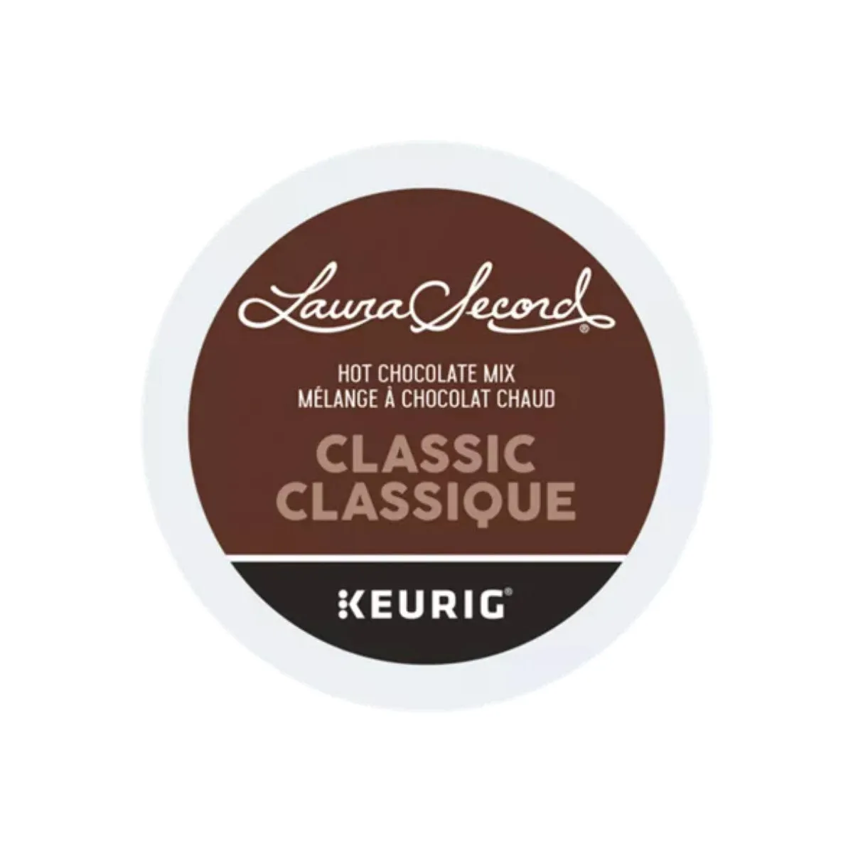 Laura Secord Hot Chocolate Mix K-Cup® Pods (Case of 96) - Best Before Sep 24, 2024