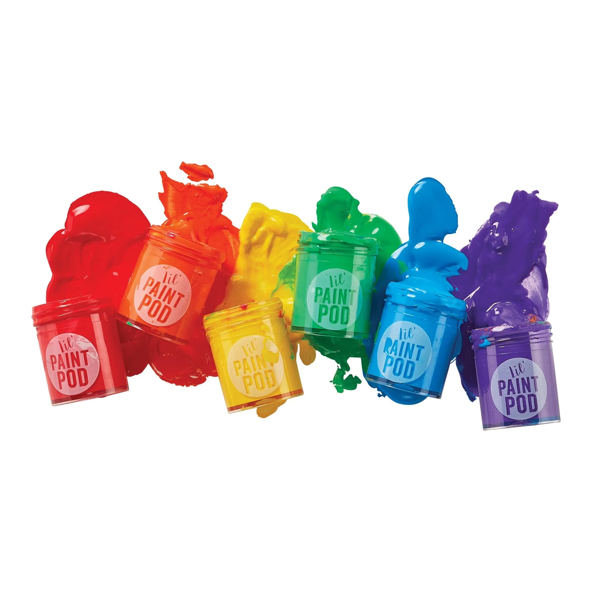 Lil Poster Paint Pods & Brush (Classic 13 Pc Set) by OOLY