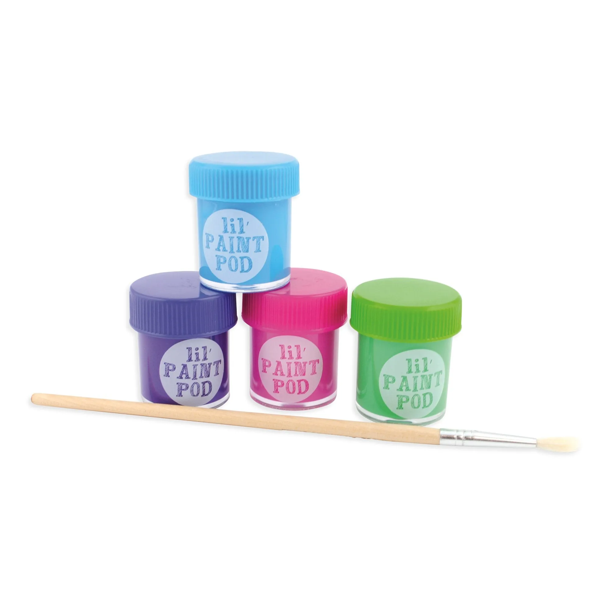 Lil Poster Paint Pods & Brush (Classic 13 Pc Set) by OOLY