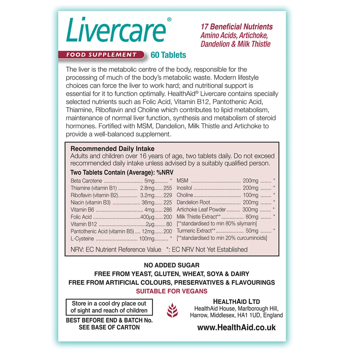Livercare® Tablets