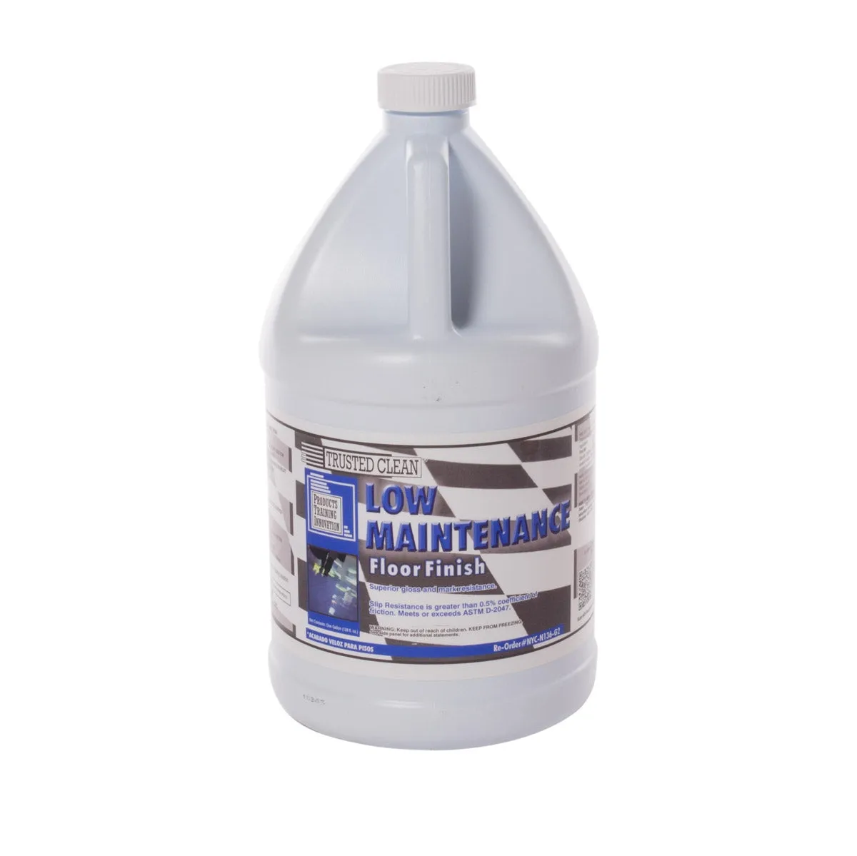 'Low Maintenance' High Shine Floor Wax - 18% Solids | 2 Gallons