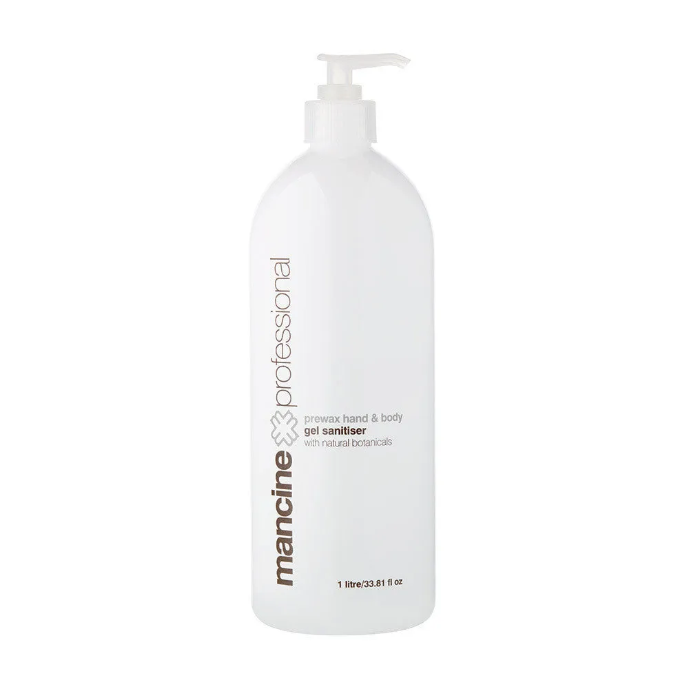 Mancine Professional Pre Wax Hand & Body Gel Sanitiser 1L